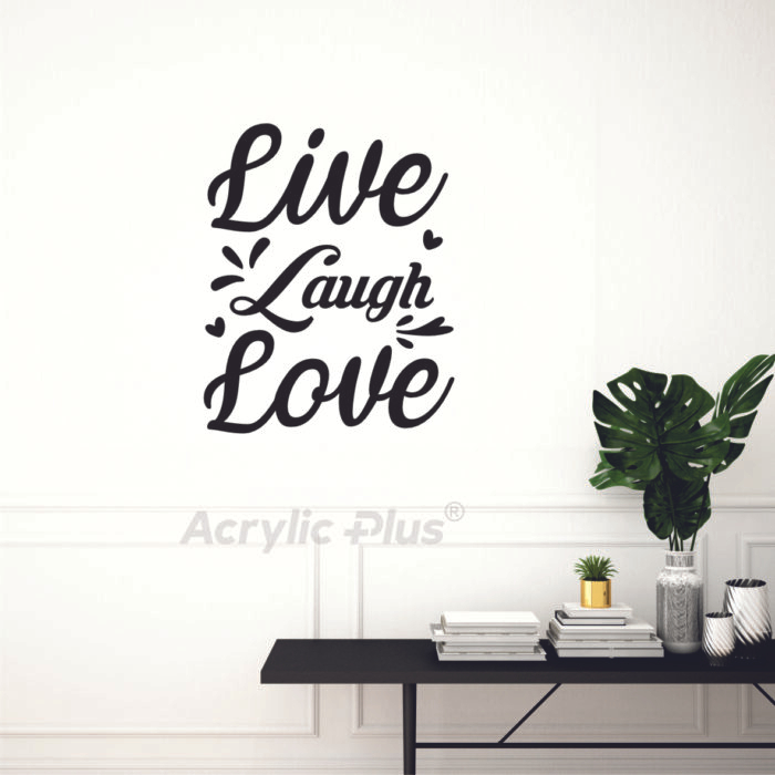 لوحة Live and Laugh